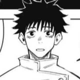 ☠ c04ff44a Yuta Okkotsu Jujutsu Kaisen アニメ, マンガ, 呪術師, 呪術廻戦, 乙骨 telegram sticker