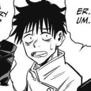 ☠ d218de3e ER. UM. アニメ, マンガ, 恥ずかしい, 緊張, 心配 telegram sticker