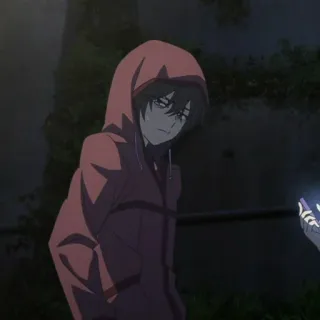 🥀 9864b65e Anime, Chico, Sudadera con capucha telegram sticker