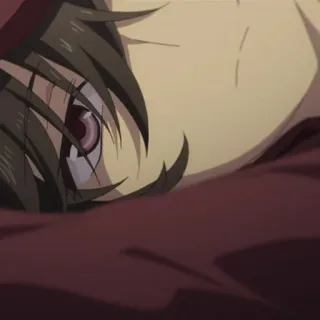 🥀 cdb8103f Anime, Ojo, Masculino, Acostado telegram sticker