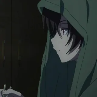 🥀 d2440f08 Anime, Sudadera con capucha, Chico, Personaje telegram sticker