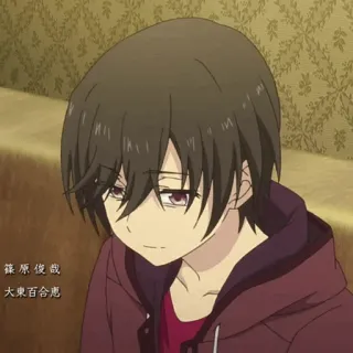 🥀 da494d8d 篠原俊哉
大東百合恵 anime, chico, sudadera con capucha, triste, retrato telegram sticker