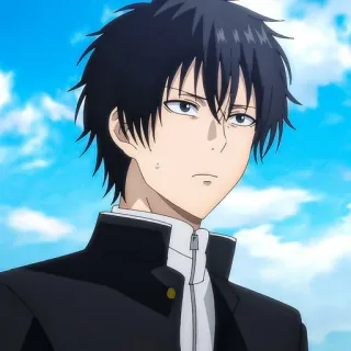 🙂 270afff1 anime, character, male, school uniform telegram sticker