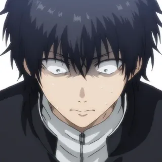 🙂 5f3c0eef anime, shocked, surprised, face, expression, character telegram sticker