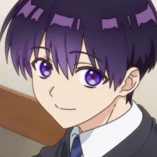 🍪 a7237398 Anime, Manga, Jongen, Personage, Paars haar, Anime jongen telegram sticker