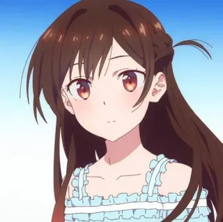 😍 b00c4f13 Mizuhara Chizuru Rent-A-Girlfriend Anime, Mädchen, Süß, Chizuru Mizuhara, Rent a Girlfriend, Mizuhara telegram sticker