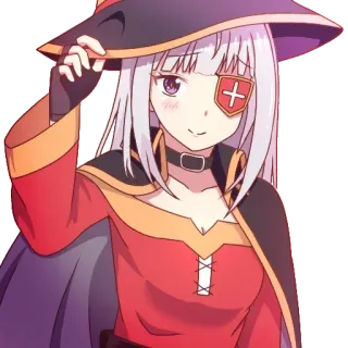 😍 bbdafb59 Eris Konosuba Anime, Charakter, Eris, Konosuba, Süß, Anime Mädchen telegram sticker