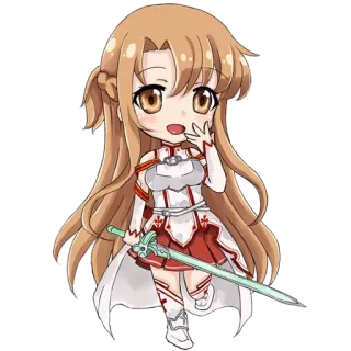 ASUNA whatsapp stickers