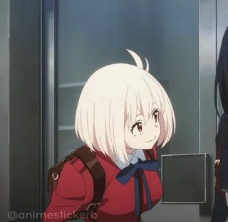 💕 1971fa37 @animestickerb Anime, Sticker, Mädchen, Japanisch, Schulmädchen telegram sticker