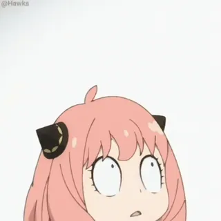 💕 56ef9a8b Anya Forger Spy × Family Anime, Spy x Family, Anya, Forger, Cartoon, Süß, Lustig telegram sticker