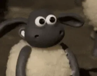 💕 d6c932a8 Shaun Shaun the Sheep Shaun das Schaf, Schaf, Zeichentrick, Animation, Tier, Knetanimation telegram sticker