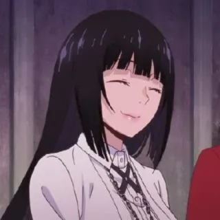 👅 eb9b4047 Yumeko Jabami Kakegurui อนิเมะ, ตัวละคร, ผู้หญิง, Kakegurui, Yumeko Jabami telegram sticker
