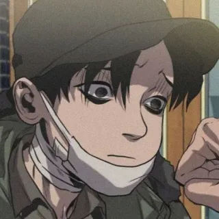 🦴 8bdf9109 Yoon Bum Killing Stalking killing stalking, yoon bum, horreur, manhwa, stalker, crime whatsapp sticker