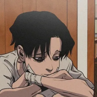 🐾 d220e82f Yoon Bum Killing Stalking Manhwa, Killing Stalking, Yoon Bum, Gore, Psychologique whatsapp sticker