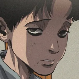 🐾 e70c54bb Yoon Bum Killing Stalking Killing Stalking, Yoon Bum, Horreur, Manhwa, Traqueur, Anime whatsapp sticker