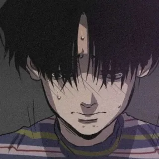 🦴 eb85ba12 Manga, Anime, Personnage, Émotionnel whatsapp sticker