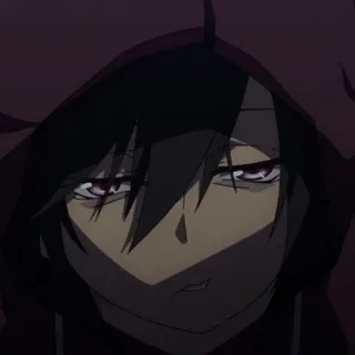 🦅 263819dc Anime, Personaje, Capucha, Oscuro whatsapp sticker