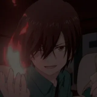 🦅 aa11b2ba Anime, Chico, Magia, Fuego, Personaje, Animación whatsapp sticker