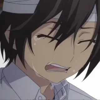 🧷 2ca6cd6c аниме, плач, грустный, слезы, эмоциональный whatsapp sticker