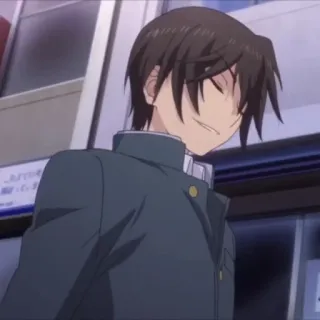 🪐 5d8993b9 Аниме, Персонаж, Школьная форма whatsapp sticker