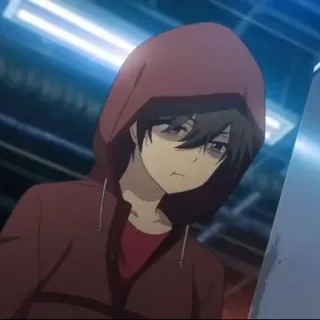 🪐 c6234131 Аниме, Парень, Толстовка, Персонаж whatsapp sticker