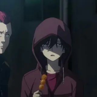 ⚡️ 429b85a3 Аниме, Персонаж, Худи, Еда, Анимация, Портрет telegram sticker