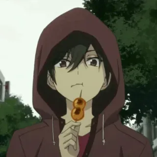 ⚡️ d39229e0 Аниме, Персонаж, Еда, Толстовка, Снэк telegram sticker