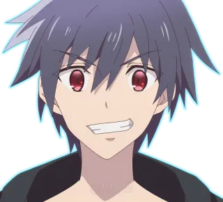 😁 27ef5dd5 Anime, Pria, Tersenyum, Karakter, Manga, Seni, Ilustrasi telegram sticker