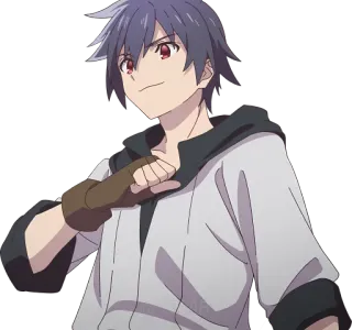 🙂 967e4555 Anime, Karakter, Pria, Hoodie, Menyeringai telegram sticker