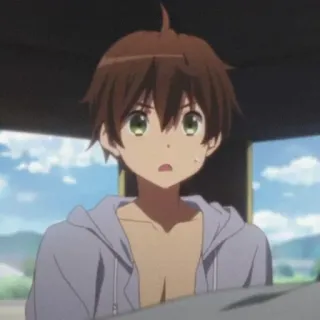 🍫 69f2fe37 Yuuta Togashi Chuunibyou Demo Koi ga Shitai! Anime, Personnage, Garçon, Jeune, Surpris telegram sticker