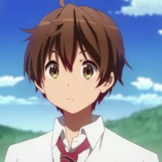 🍫 ba70e3d8 Anime, Garçon, Dessin animé, Personnage, Portrait telegram sticker