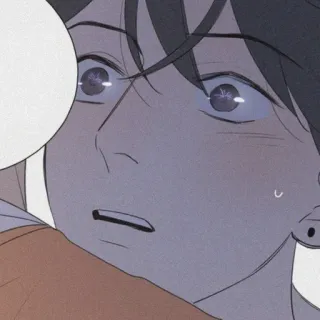 🧸 3fe64464 Anime, Mężczyzna, Portret, Wyraz twarzy, Ilustracja, Kreskówka telegram sticker