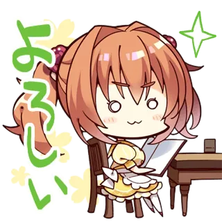 😏 9e3a9bce よろしく 애니메이션, 만화, 카와이, 귀여운, 여자, 만화, 일본 telegram sticker