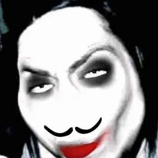 😚 12851bde Gesicht, Schnurrbart, Make-up, Clown, Digitale Kunst, Verändertes Bild telegram sticker