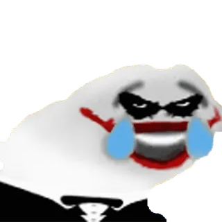 😂 724d0617 Joker joker, meme, weinen, bösewicht, figur telegram sticker