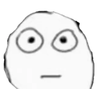 😐 a43eed1b Meme, Gesicht, Ausdruck, Lustig, Internet, Reaktion, Simpel, Cartoon telegram sticker