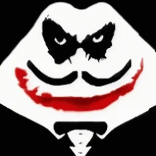 🤯 e55c2ae2 Joker Joker, Bösewicht, DC Comics, Comicfigur, Clown, böse telegram sticker