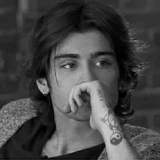🖇 11de1851 Zayn Malik person, man, singer, portrait, celebrity telegram sticker