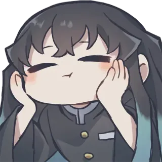 🌀 5aa01fcf Muichiro Tokito Demon Slayer 动漫, 鬼灭之刃, 时透无一郎, 卡哇伊, Q版, 可爱, 同人 telegram sticker