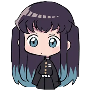 🌀 aedd8418 Muichiro Tokito Demon Slayer 动漫, 鬼灭之刃, 时透无一郎, Q版, 漫画, 柱, 霞柱 telegram sticker