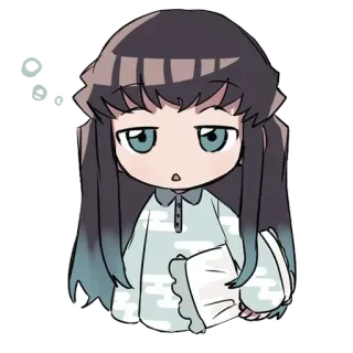 ❄️ e1a6a268 Muichiro Tokito Demon Slayer 动漫, 漫画, 鬼灭之刃, Q版, 时透无一郎, 柱 telegram sticker