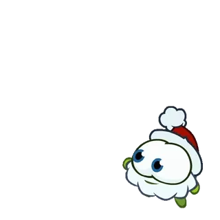 🎅 a08f3559 Om Nom Cut the Rope Cut the Rope, Om Nom, Kerst, Cartoon, Leuk, Winter, Vakantie whatsapp sticker