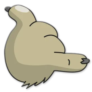 🚬 fe73a632 phoque, dessin animé, animal, mammifère, mignon, créature marine whatsapp sticker