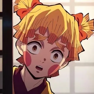 🤡 a805ef82 Zenitsu Agatsuma Demon Slayer Anime, Manga, Demon Slayer, Zenitsu, Personnage telegram sticker