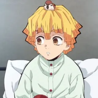 👀 faf563ef Zenitsu Agatsuma Demon Slayer Anime, Demon Slayer, Zenitsu, Mignon, Personnage telegram sticker