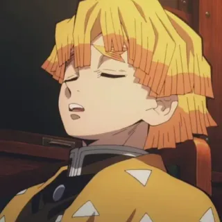 😵 fc91bbdd Zenitsu Agatsuma Demon Slayer Anime, Zenitsu, Demon Slayer, Manga, Personnage telegram sticker