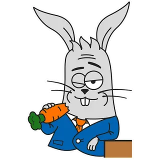 😉 d874fa89 kelinci, wortel, kartun, binatang, lucu, bunny, setelan whatsapp sticker