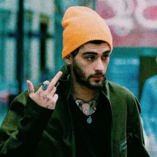 🔦 9530728f 남자, 가운데 손가락, 불쾌한, 사람, 모자, 문신, 인물 사진 telegram sticker