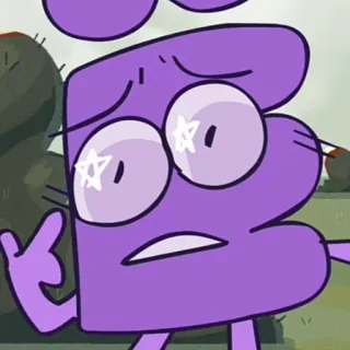 😦 e7a37144 dessin animé, lettre B, alphabet, personnage whatsapp sticker