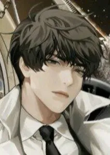 😏 0bfa8bab Anime, Homme, Illustration, Dessin animé, Mâle, Personnage telegram sticker